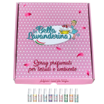 gesloten collectie box met 10 flesjes interieurspray van la bella lavanderina